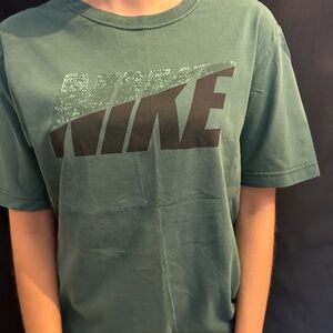 Nike Olive Green Tee with Logo